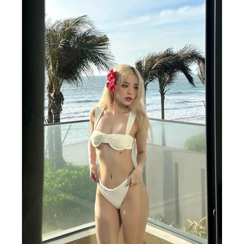 Đồ Bơi Bikini 3 Món EMMA Cup Ngang Kèm Chân Váy Mặc Nhiều Kiểu | BigBuy360 - bigbuy360.vn