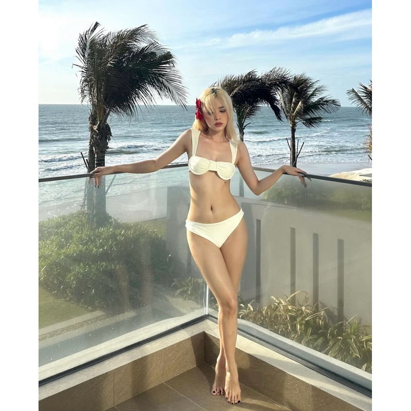 Đồ Bơi Bikini 3 Món EMMA Cup Ngang Kèm Chân Váy Mặc Nhiều Kiểu | BigBuy360 - bigbuy360.vn
