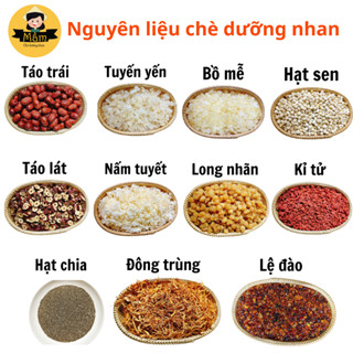 Nguyên liệu khô nấu chè dưỡng nhan 100g Cô Mầm Foods
