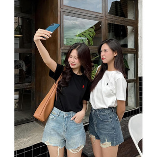Áo Thun Ralph Lauren Basic Ngựa Thêu, Áo Phông unisex nam nữ, Vải 100% Cotton 2c Cao Cấp