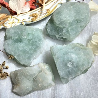Cụm sugar fluorite xanh lấp lánh