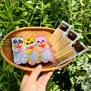 [COMBO 10 HỘP] BÁNH QUE CHẤM SOCOLA, SỮA DÂU [ HỘP 30G]