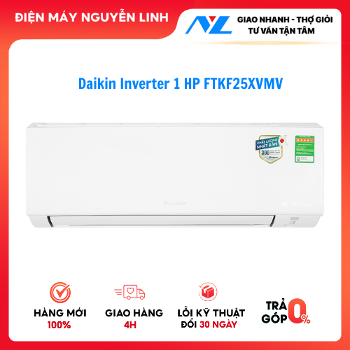 FTKF50ZVMV -  Máy lạnh Daikin Inverter 2.0 Hp FTKF25ZVMV / FTKF35ZVMV / FTKF50ZVMV / FTKF60ZVMV / FT