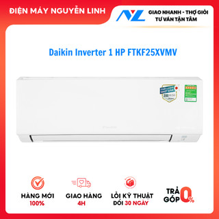 FTKF25XVMV - MIỄN PHÍ SHIP -  Máy lạnh Daikin Inverter 1.0 Hp FTKF25XVMV