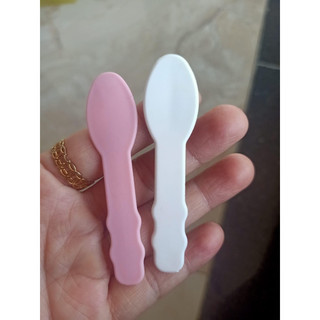 Muỗng múc kem [màu hồng đục]
