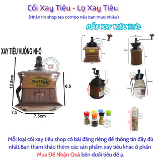 Cối xay tiêu cầm tay Huỳnh Anh đa năng điều chỉnh độ nhuyễn dễ dàng