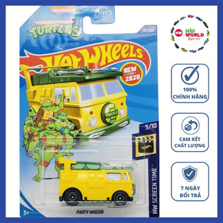 Xe mô hình Hot Wheels basic Ninja Turtles Party Wagon GHB47.