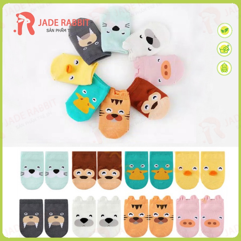 [ Rẻ Vô Địch ] Tất chống trượt cho bé 0-3 tuổi hình thú ngộ nghĩnh, Tất cho bé gái và bé trai nhiều màu sắc xinh xắn 87