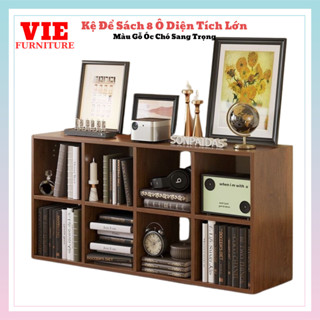 Kệ Sách Gỗ - Kệ Để Đồ Tổ Ong 8 Ô Gỗ MDF Nhiều Màu Sắc Kích Thước Lớn Kệ Decor Phòng
