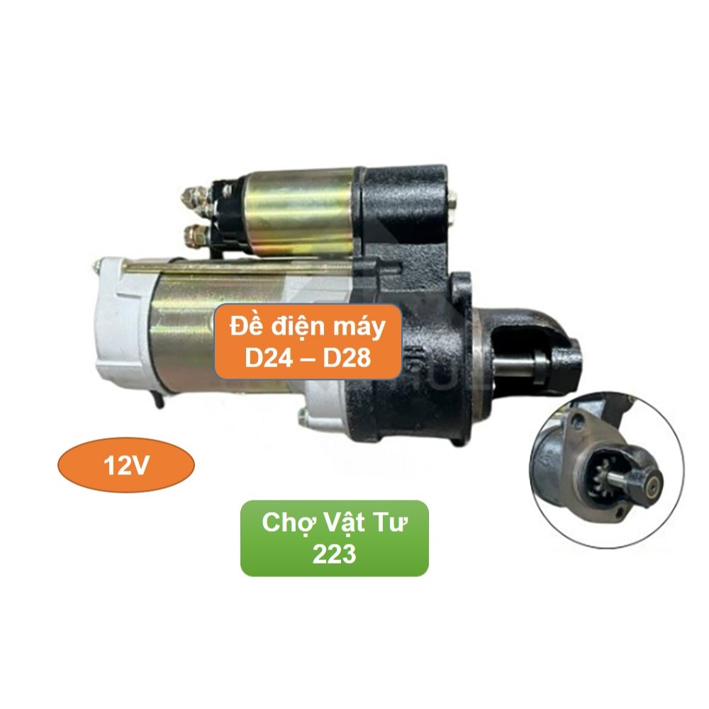 🎁 Đề điện D24-D28 (138C) _ Dùng điện 12V, hàng nhập khẩu
