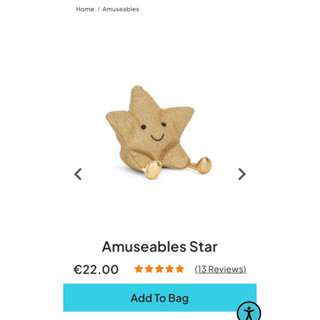 Ngôi sao Gấu bông Jelly Cat  Amuseable Star (hàng chính hãng)