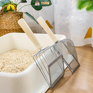 Xẻng Xúc Cát Inox Cỡ Lớn Cho Mèo - Tay Cầm Chắc Chắn - Dễ Dàng Vệ Sinh