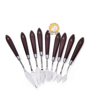 Bay nghiền màu cán gỗ nâu