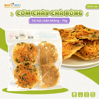 Cơm cháy chà bông CATSKY FOOD đồ ăn vặt cơm cháy đáy nồi - Túi 70G và 90G