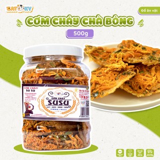 Cơm cháy chà bông CATSKY FOOD đồ ăn vặt cơm cháy đáy nồi - Hũ 300G và 500G