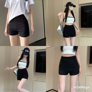 Quần legging đùi chất thun cotton co giãn 4 chiều dày dặn ôm body siêu hách dáng,quần short nữ