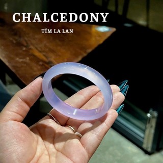 Vòng mã não tím la lan size 54-57mm Sđẹp Gia cát