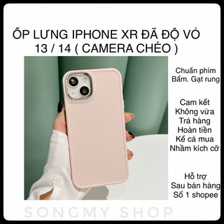 Ốp lưng IP XR đã độ vỏ 13 / 14 / 15 ( 2 camera chéo )