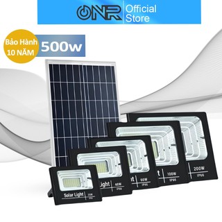 ONR Đèn năng lượng mặt trời 300W 400W 500W siêu sáng đèn ngủ tiết kiệm điện sân vườn chống nước bảo hành