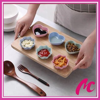 Bát đựng gia vị, bát mini cho bé ăn dặm bằng nhựa lúa mạch nhiều hình xinh xắn đáng yêu – Buôn rẻ 01124