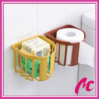 Giỏ đựng giấy vệ sinh dán tường tiện ích Việt Nhật đa năng bằng nhựa tiện dụng (MS: 3380) -Buôn rẻ 01333