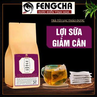 Trà giảm cân lợi sữa Fengcha đốt cháy mỡ cho mẹ, mang sữa về cho bé bịch 30 gói