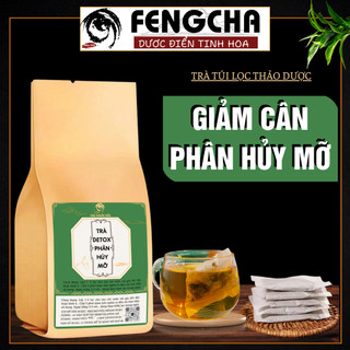  Trà detox phân hủy mỡ Fengcha uống hàng ngày bịch 30 gói lọc