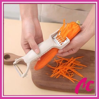 Nạo rau củ quả 2 đầu tiện dụng bằng nhựa lúa mạch - br00337