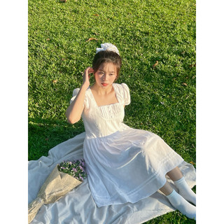 Sixi - Đầm babydoll cách điệu phần ngực