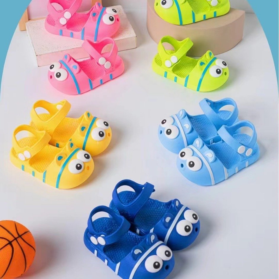 Dép sục hình thú siêu bền, Dép Quai Hậu Hình Con Ong siêu dễ thương cho bé từ 0-3 tuổi DE108