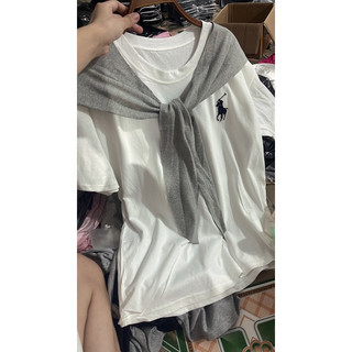 Áo phông ngựa thêu choàng khăn