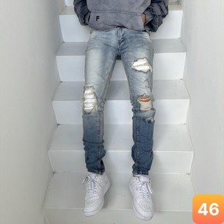 Quần jean nam jogger form bo chân màu đen đậm trơn không rách gối chất liệu bò cao cấp co dãn 4 chiều đẹp LAVADO10 mới