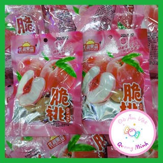 Bán sỉ Đào giòn, ô mai đào giòn, táo giòn trung quốc bịch 30 gói giòn ngon hấp dẫn, đồ ăn vặt trung quốc hot nhất