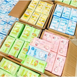 Combo 40 gói khăn giấy ướt mini tiện lợi bỏ túi dễ thương