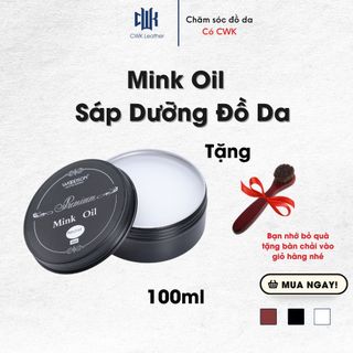 Mink oil dầu chồn chuyên bảo dưỡng và phục hồi đồ da, túi xách, áo, ví, giày da