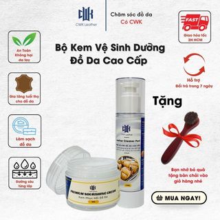 Bộ Kem Dưỡng Chăm Sóc Vệ Sinh Phục Hồi túi da, áo da, giày da, ví da và ghế sofa