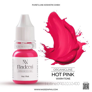 Mực phun xăm Nadeen_Hot Pink.Mực chính hãng nhập khẩu trực tiếp từ Đức