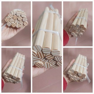 Thanh gỗ thông tròn phi 15