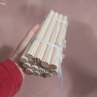 ( Thông Mỹ Đẹp 100%) Thanh Gỗ Thông Tròn Phi 15 ( Nhiều Kích Thước)