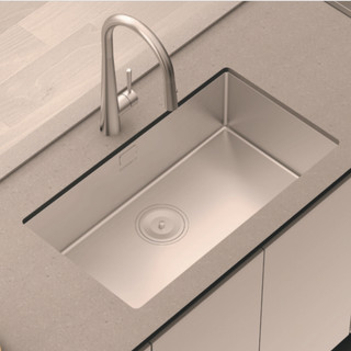 Chậu rửa bát inox 304 1 hố lắp âm bàn đá cao cấp, chậu rửa chén 1 hộc, bồn rửa chén inox 304 eurogold eus68045.