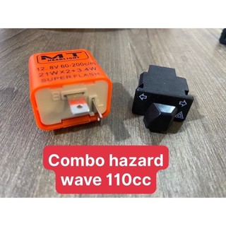 Công tắc hazard wave + cục chớp nhanh gắn xe wave vision ab