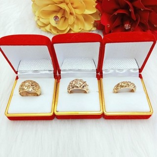  Nhẫn mo chất liệu đồng đỏ màu vàng miền tây 750 
