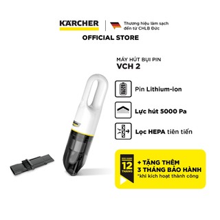 Máy hút bụi cầm tay mini dùng pin Karcher VCH 2 công suất 70w bảo hành chính hãng 12 tháng