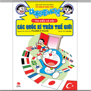Sách - doraemon tìm hiểu xã hội - các quốc kì trên thế giới