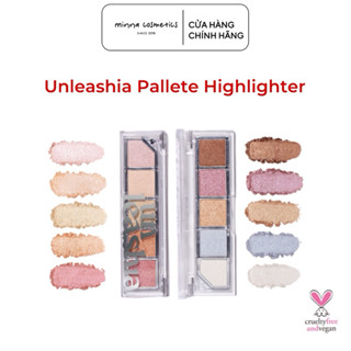[Unleashia] Bảng Phấn Highlight Unleashia Cho Mắt Và Mặt UNLEASHIA Mood Shower Face Palette 4g