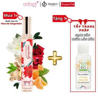 Nước hoa Pháp nữ DOPT Fleur De Gingembre mùi hoa cỏ thanh lịch, cuốn hút chính hãng lưu hương lâu EDP 30ml 10ml