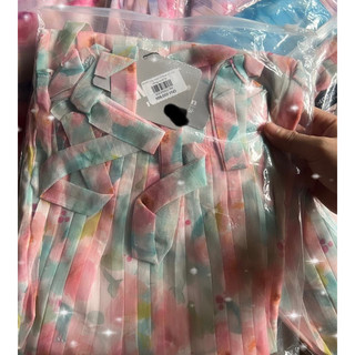 đầm maxi 2 dây nữ chất voan tơ size S