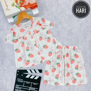 Bộ tole lửng cài nút đính nơ