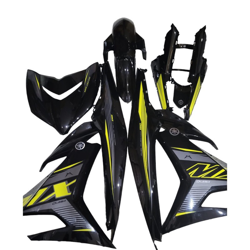 DÀN ÁO EXCITER 150 MÀU ĐEN BÓNG / UP TEM MXKING 150 VÀNG ĐEN