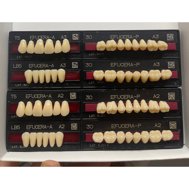 RĂNG COMPOSIT - RĂNG NHỰA THÁO LẮP (vỉ 28 răng)